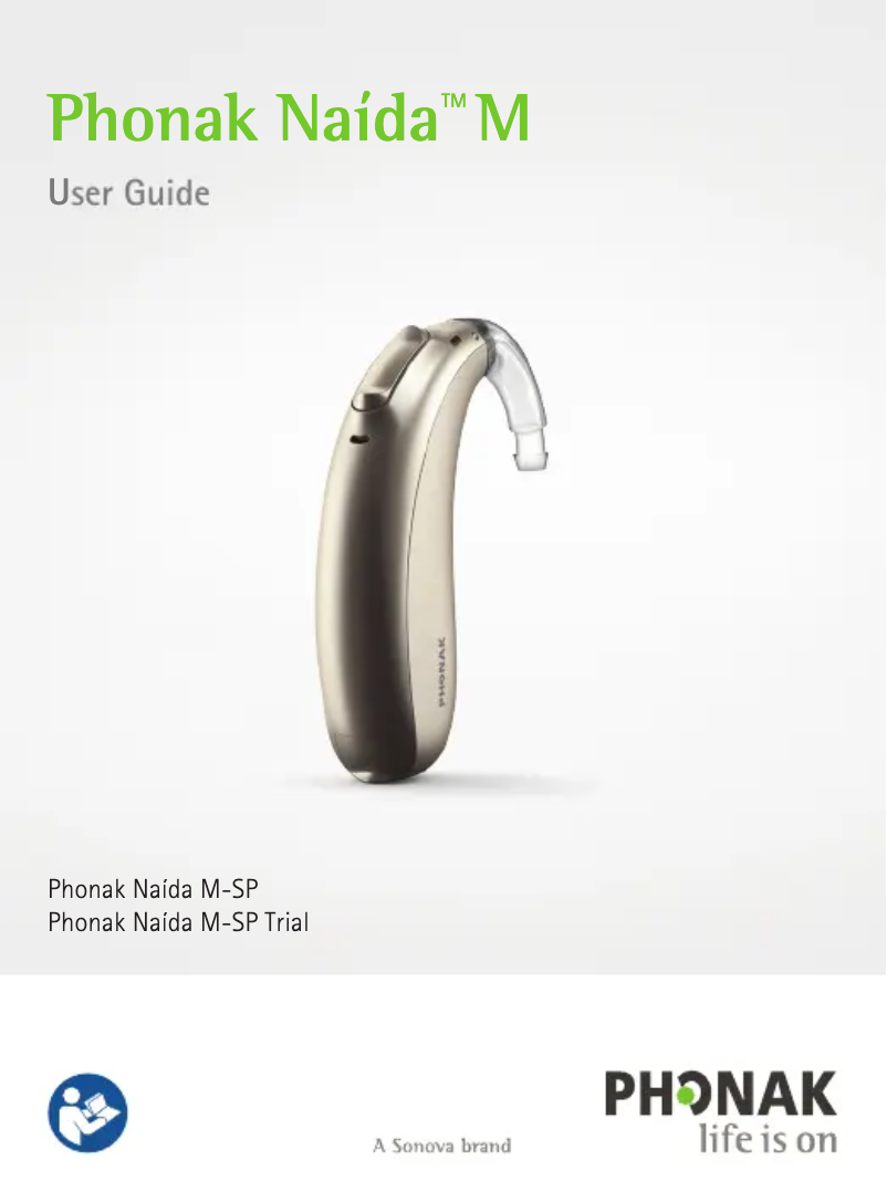 Image de la première page du manuel de l'appareil Naida Marvel