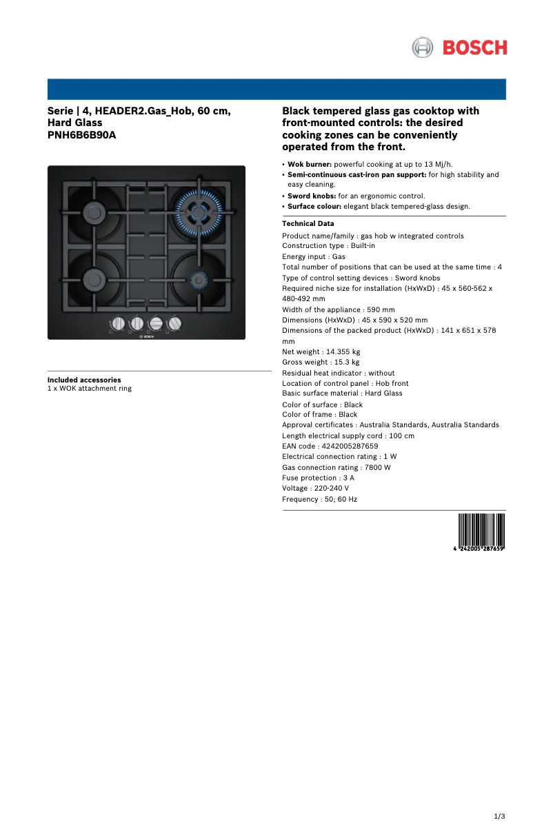 Image de la première page du manuel de l'appareil PNH6B6B90A
