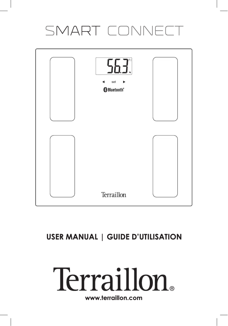 Page n°1 - Manuel utilisateur Terraillon Smart Connect