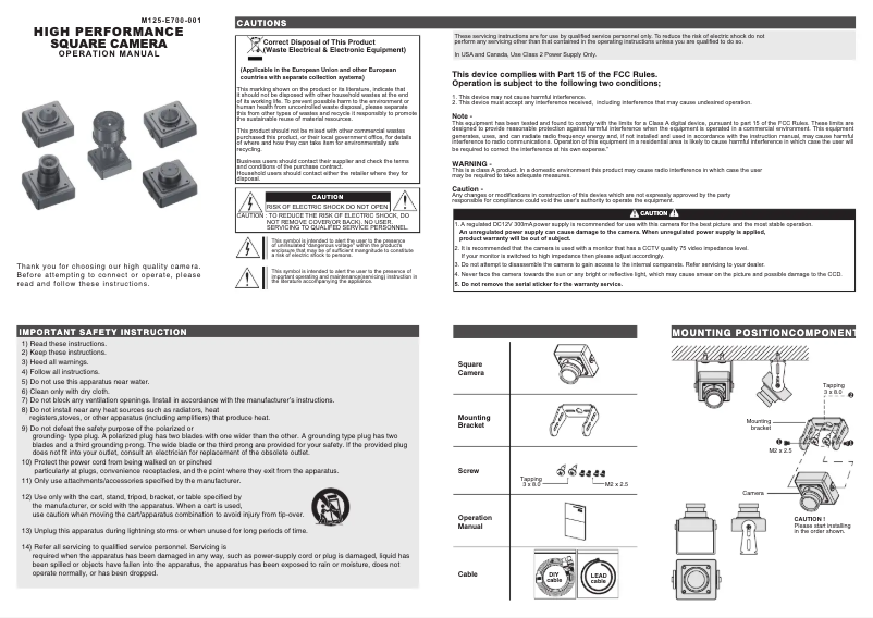 Page n°1 - Manuel utilisateur KT&C KPC-E700NUB