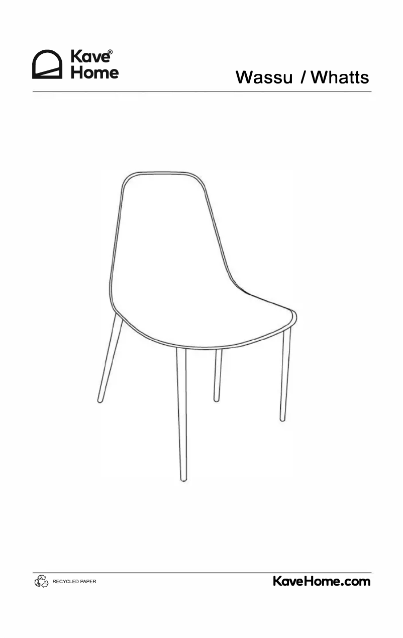 Page 1 de la notice Manuel utilisateur Kave Home Whatts