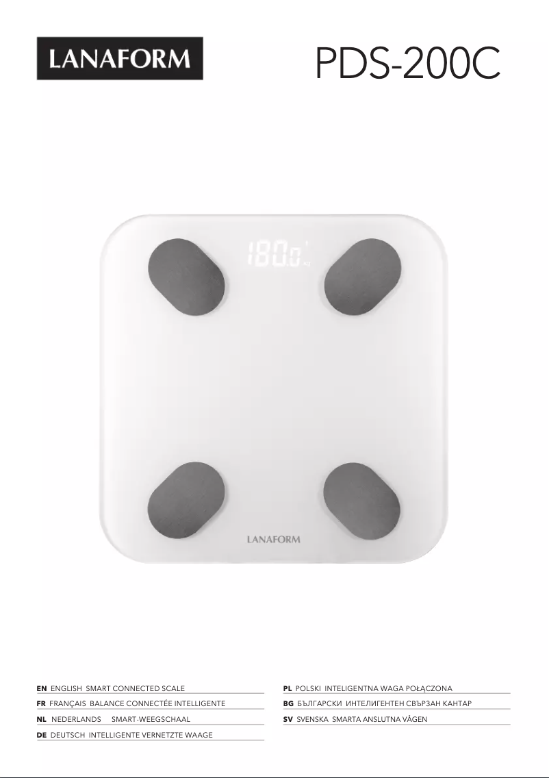 Page n°1 - Manuel utilisateur Lanaform PDS-200C