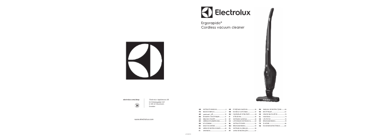Page 1 de la notice Manuel utilisateur Electrolux EER73DB