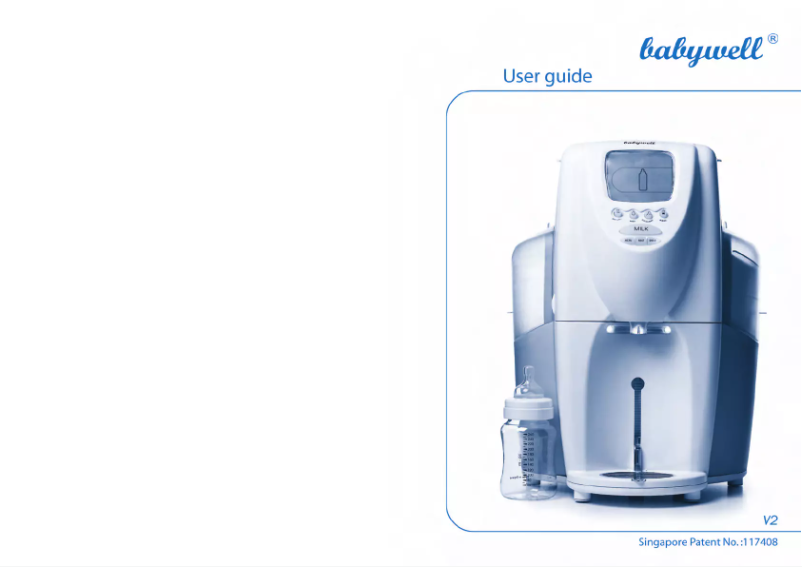 Image de la première page du manuel de l'appareil Milk Expresso ME2005-01