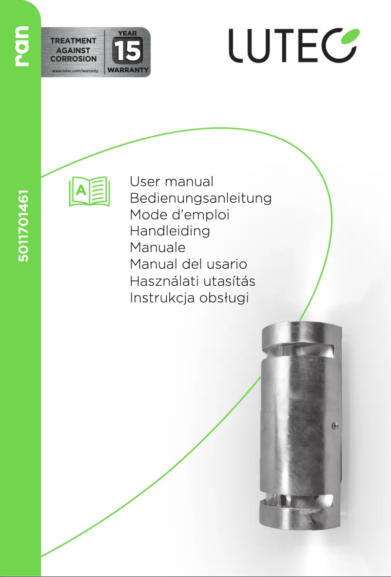 Page n°1 - Manuel utilisateur Lutec Ran