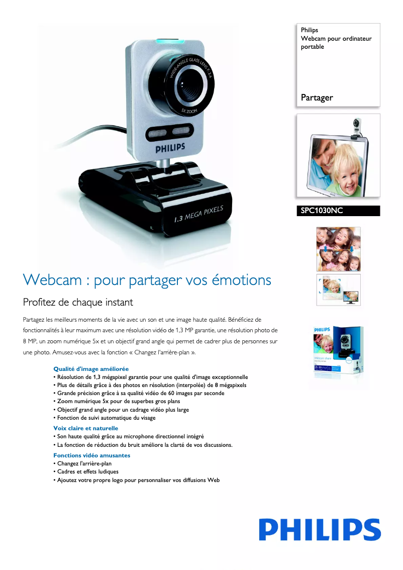 Image de la première page du manuel de l'appareil SPC1030NC