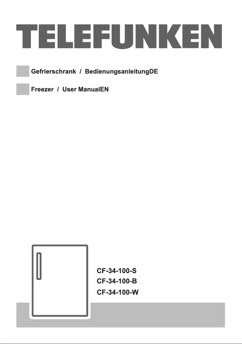 Page 1 de la notice Manuel utilisateur Vestel CF-34-100-B