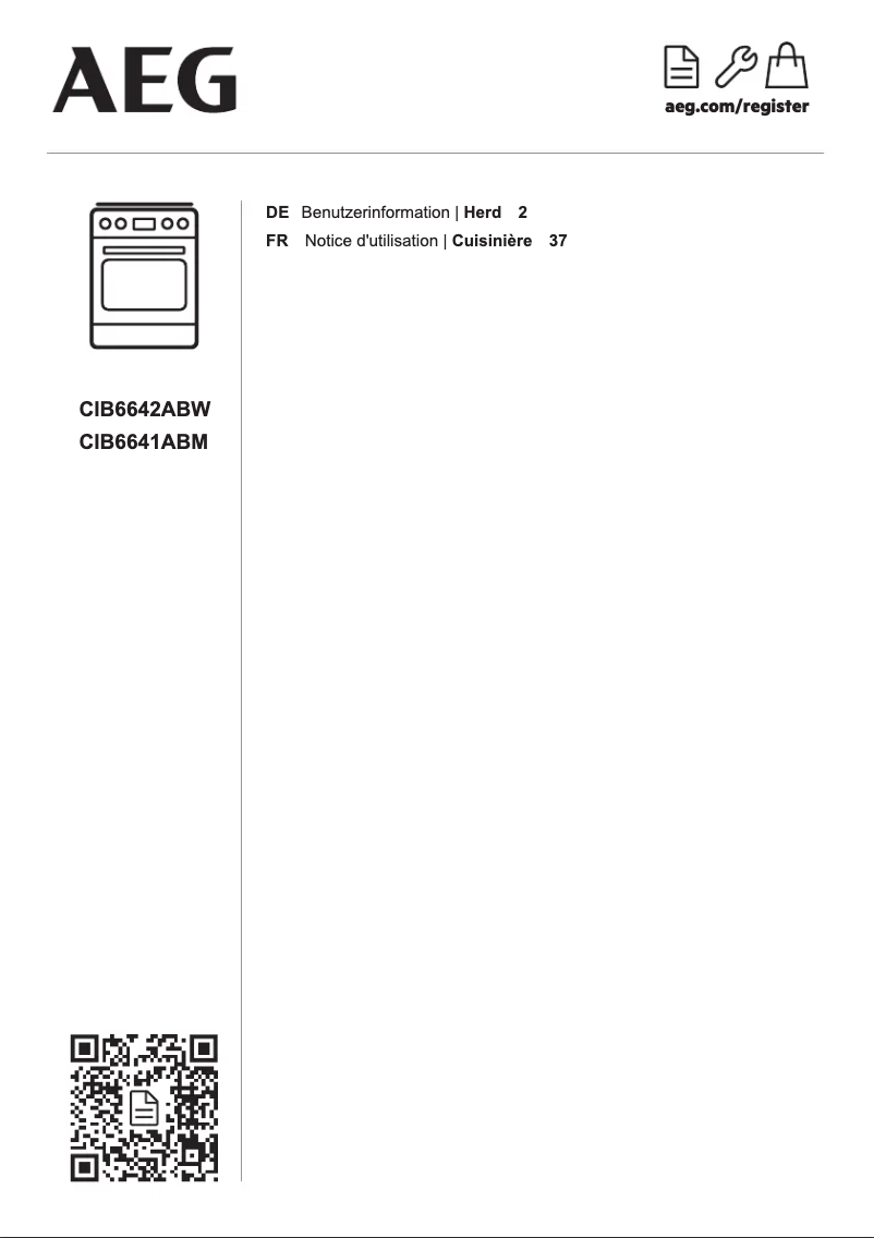 Image de la première page du manuel de l'appareil CIB6642ABW