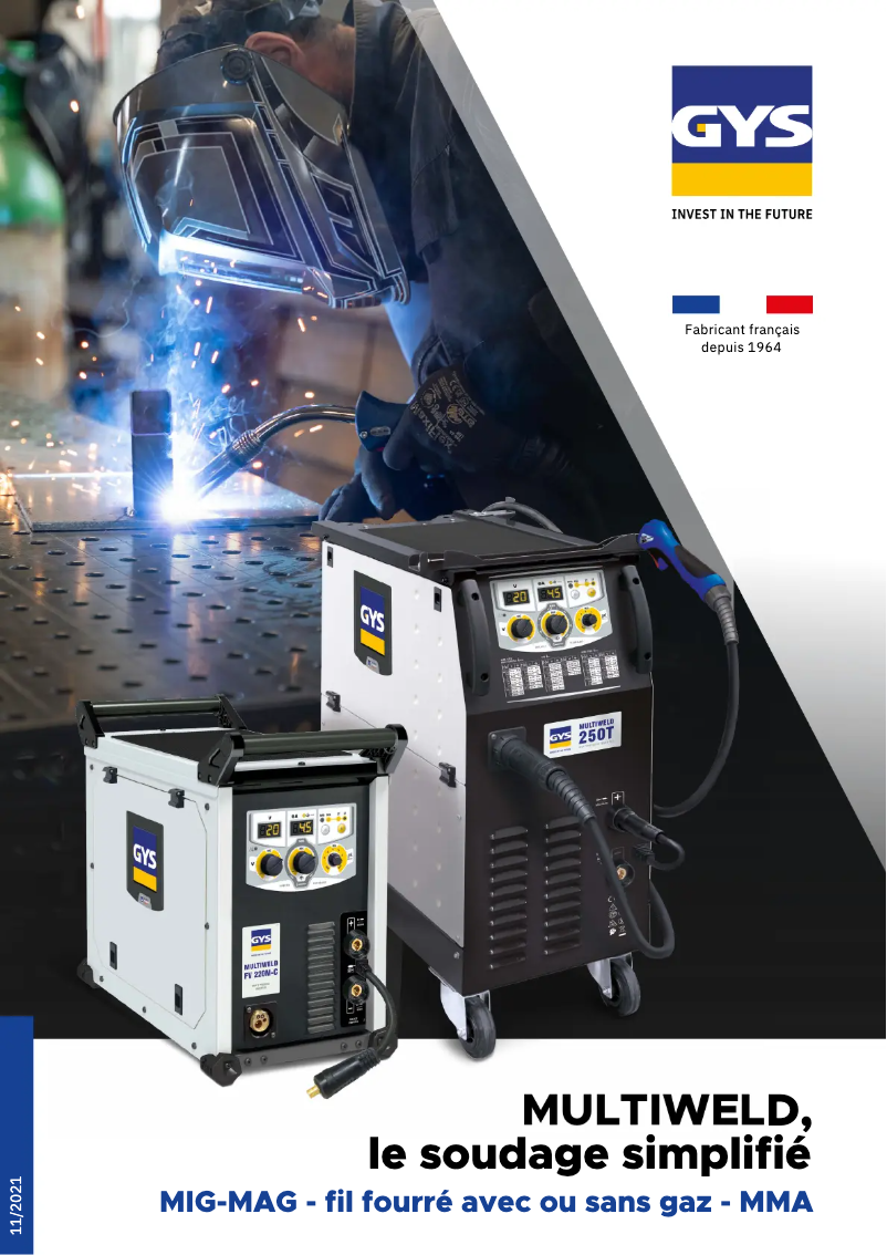 Image de la première page du manuel de l'appareil Multiweld 250T-C