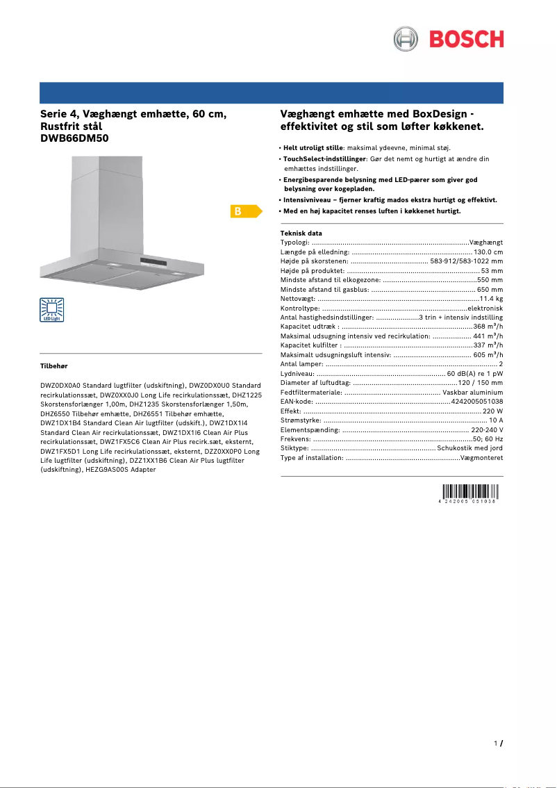 Image de la première page du manuel de l'appareil DWB66DM50