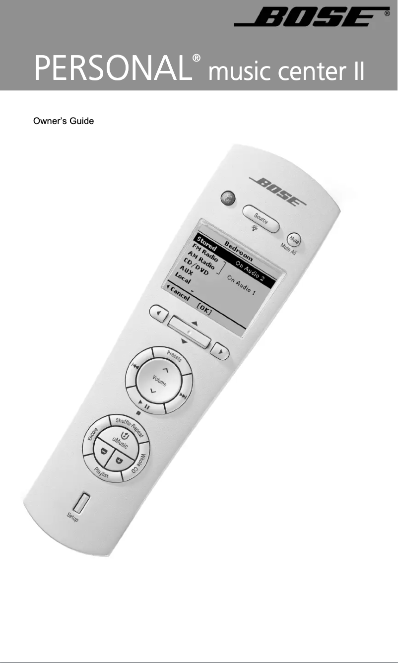 First page image of the manual for RC-48S