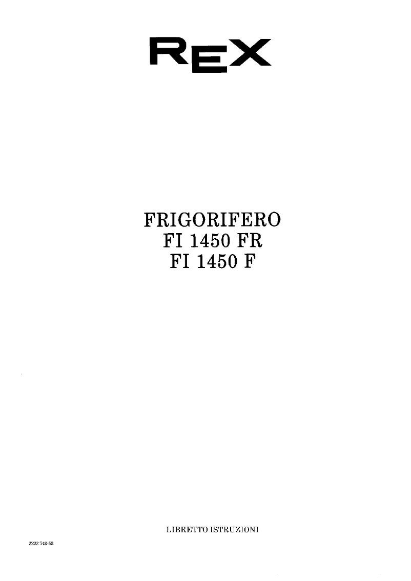 Imagen de la primera página del manual del dispositivo FI1450FR
