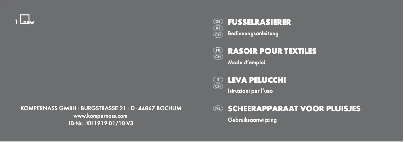 Página 1 del manual Manual de usuario AquaPur KH1919-01