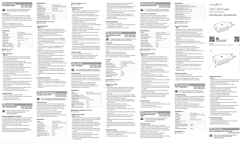 Image de la première page du manuel de l'appareil WCPD18W102BK