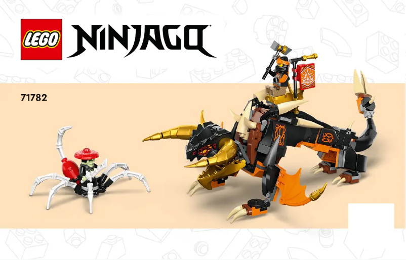 Page 1 of the manual Visual Instructions Lego Ninjago 71782