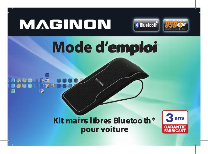 Image de la première page du manuel de l'appareil BHF-6