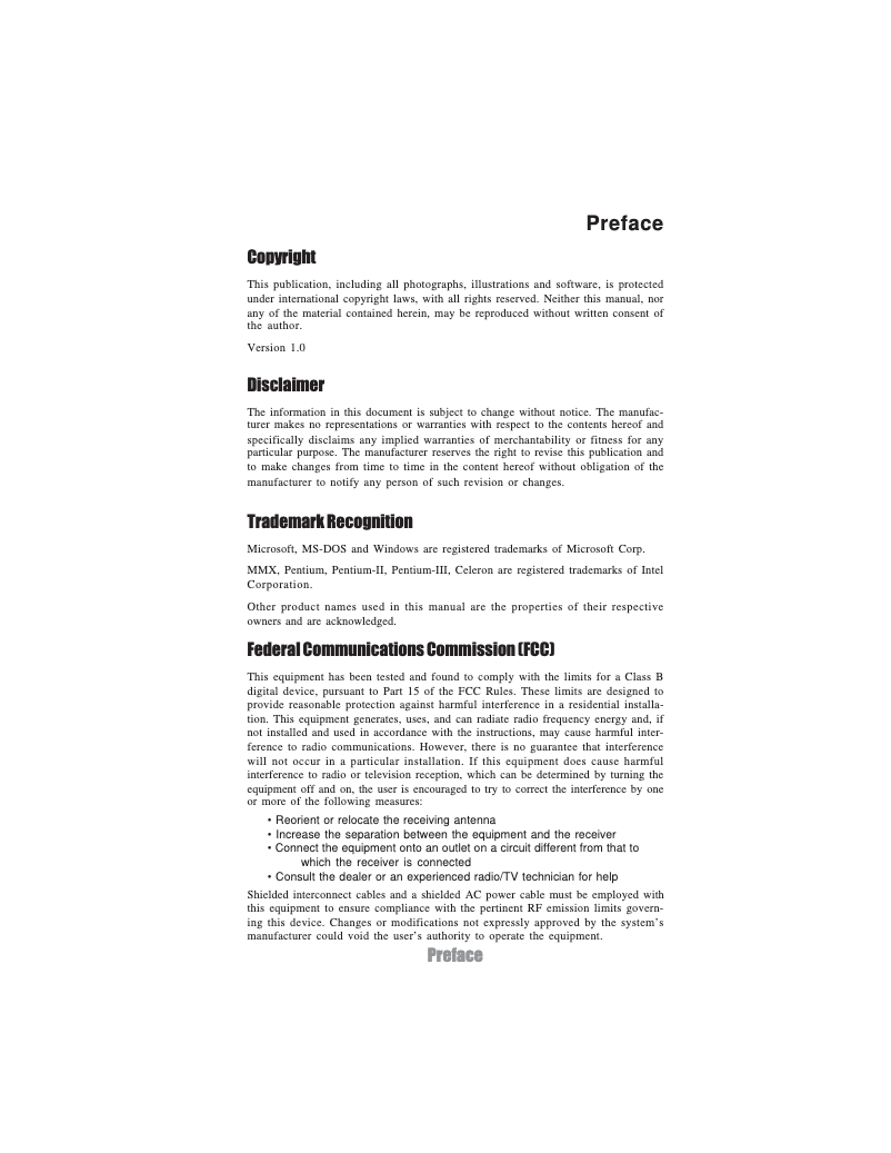 Page n°1 - Manuel utilisateur ECS G41T-M8