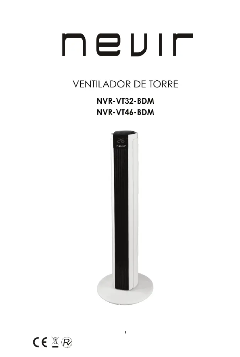 Page n°1 - Manuel utilisateur Nevir NVR-VT29-B