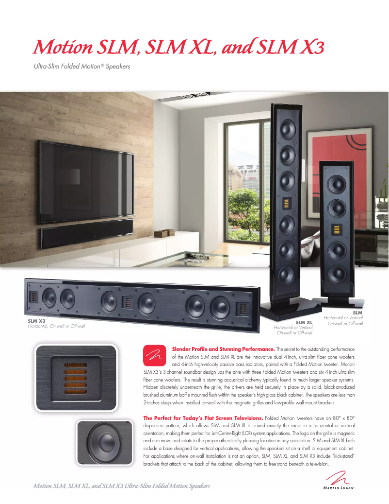 Image de la première page du manuel de l'appareil Motion SLM X3