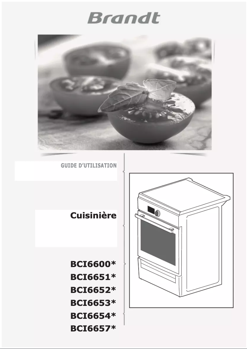 Image de la première page du manuel de l'appareil BCI6600W