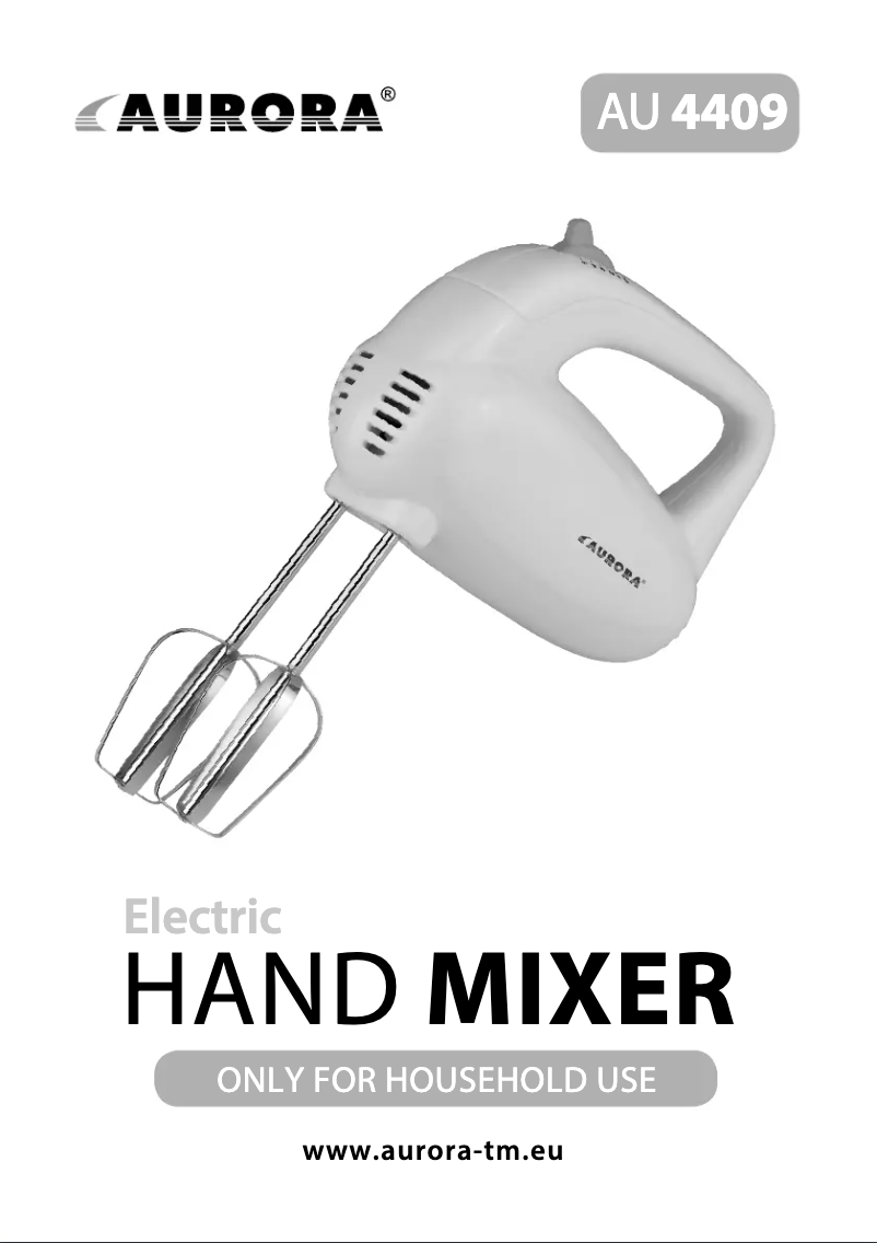 Page 1 de la notice Manuel utilisateur Aurora AU4409
