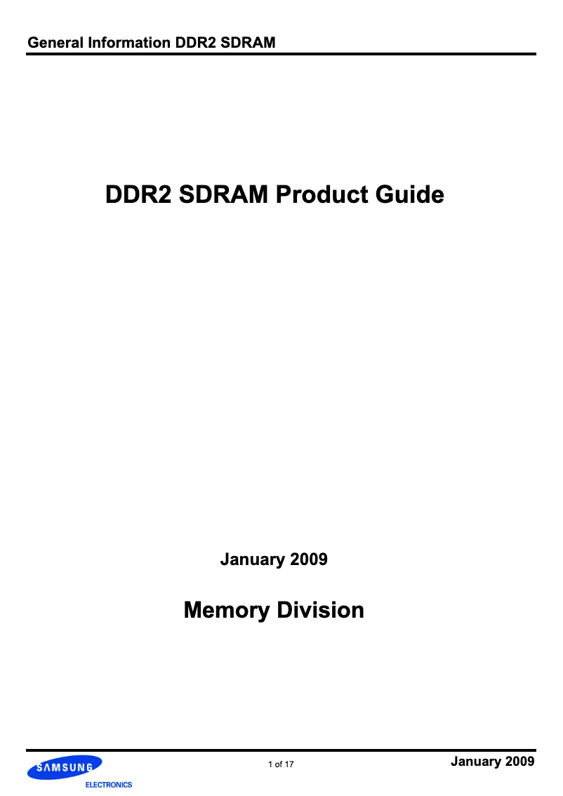 Page 1 de la notice Manuel utilisateur Samsung M470T5663EH3-CF7