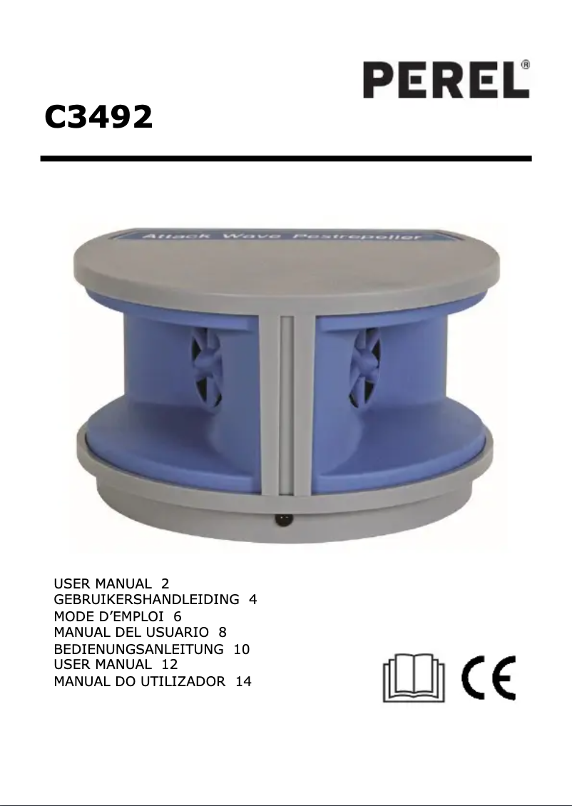 Page 1 de la notice Manuel utilisateur Perel C3492