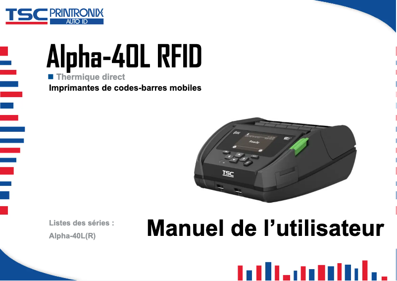 Page 1 de la notice Manuel utilisateur TSC Alpha-40L