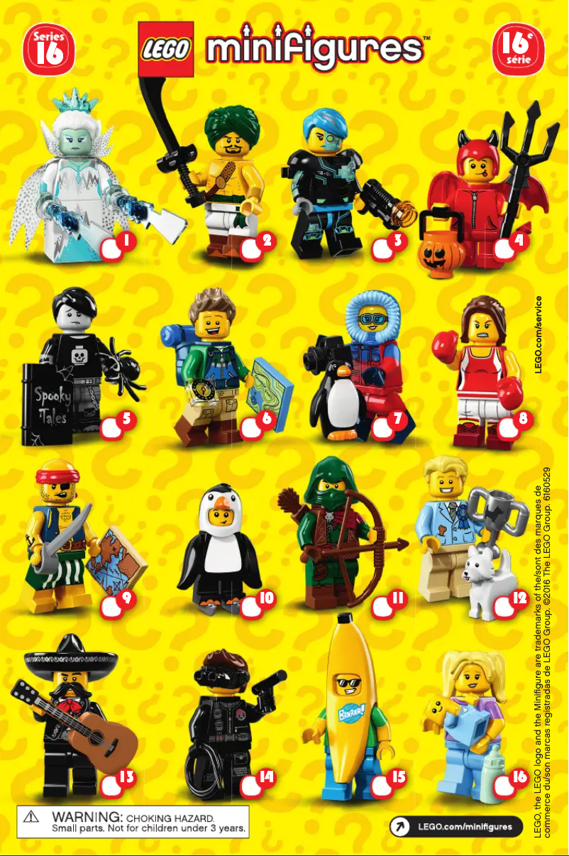 Page 1 de la notice Manuel utilisateur Lego Minifigures 71013