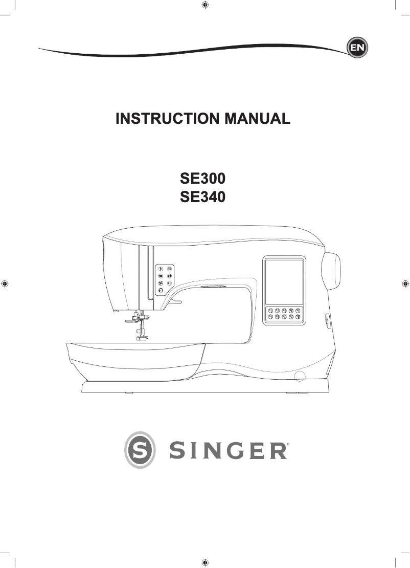 Page 1 de la notice Manuel utilisateur Singer SE340
