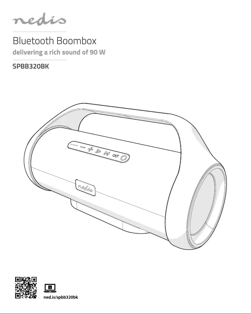 Page n°1 - Manuel utilisateur Nedis SPBB320BK