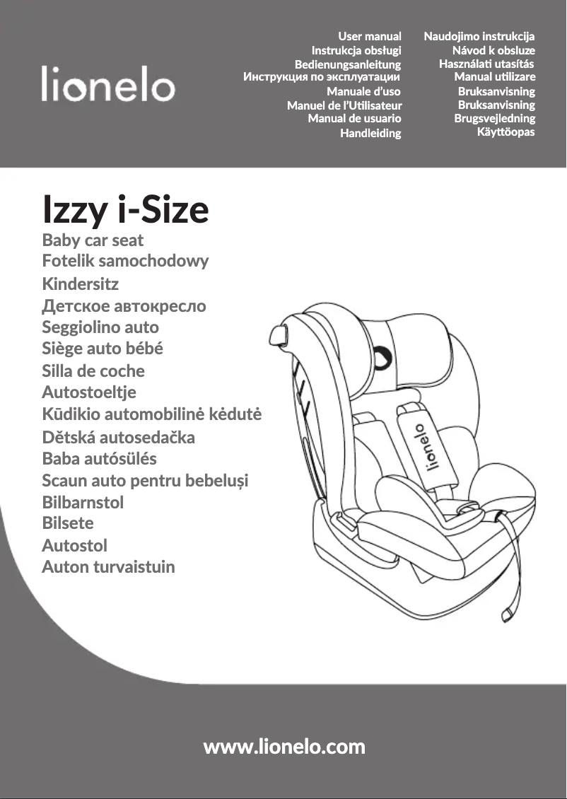 Image de la première page du manuel de l'appareil Izzy