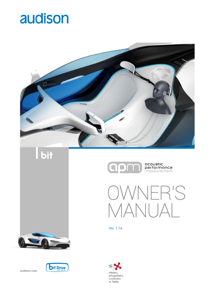 Page 1 de la notice Manuel utilisateur Audison APM