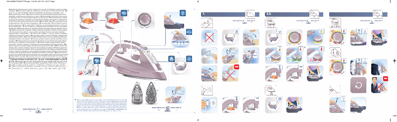 Page 1 de la notice Manuel utilisateur Calor Ultragliss Anti-calc FV4944C0