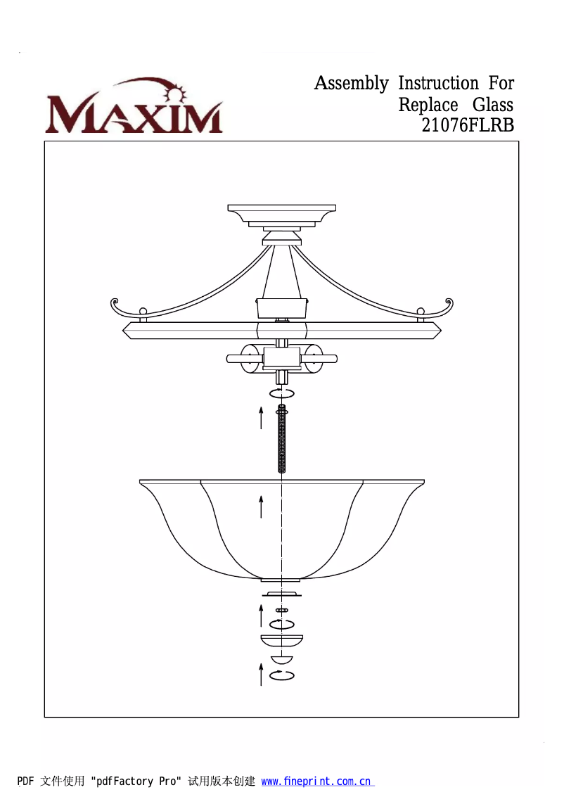 Image de la première page du manuel de l'appareil Oak Harbor 21076FLRB