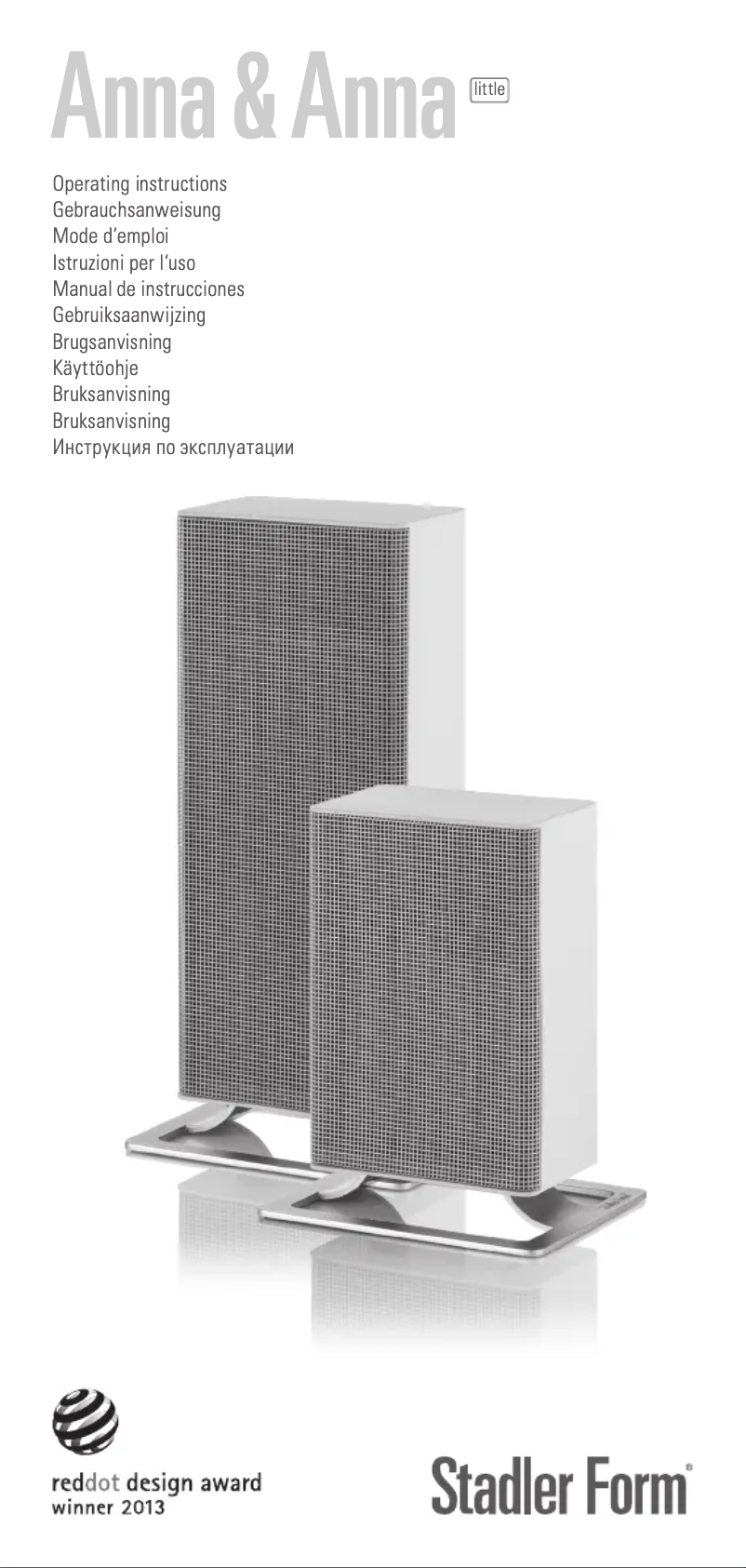 Página 1 del manual Manual de usuario Stadler Form Anna Little