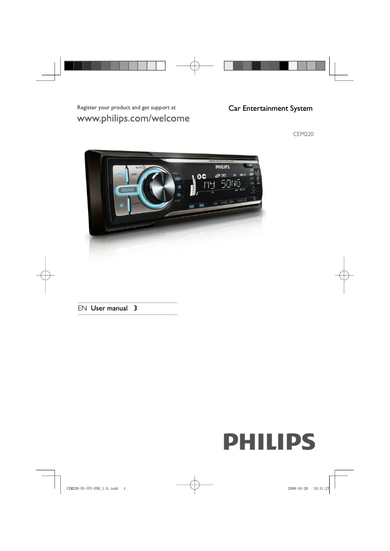 Page n°1 - Manuel utilisateur Philips CEM220