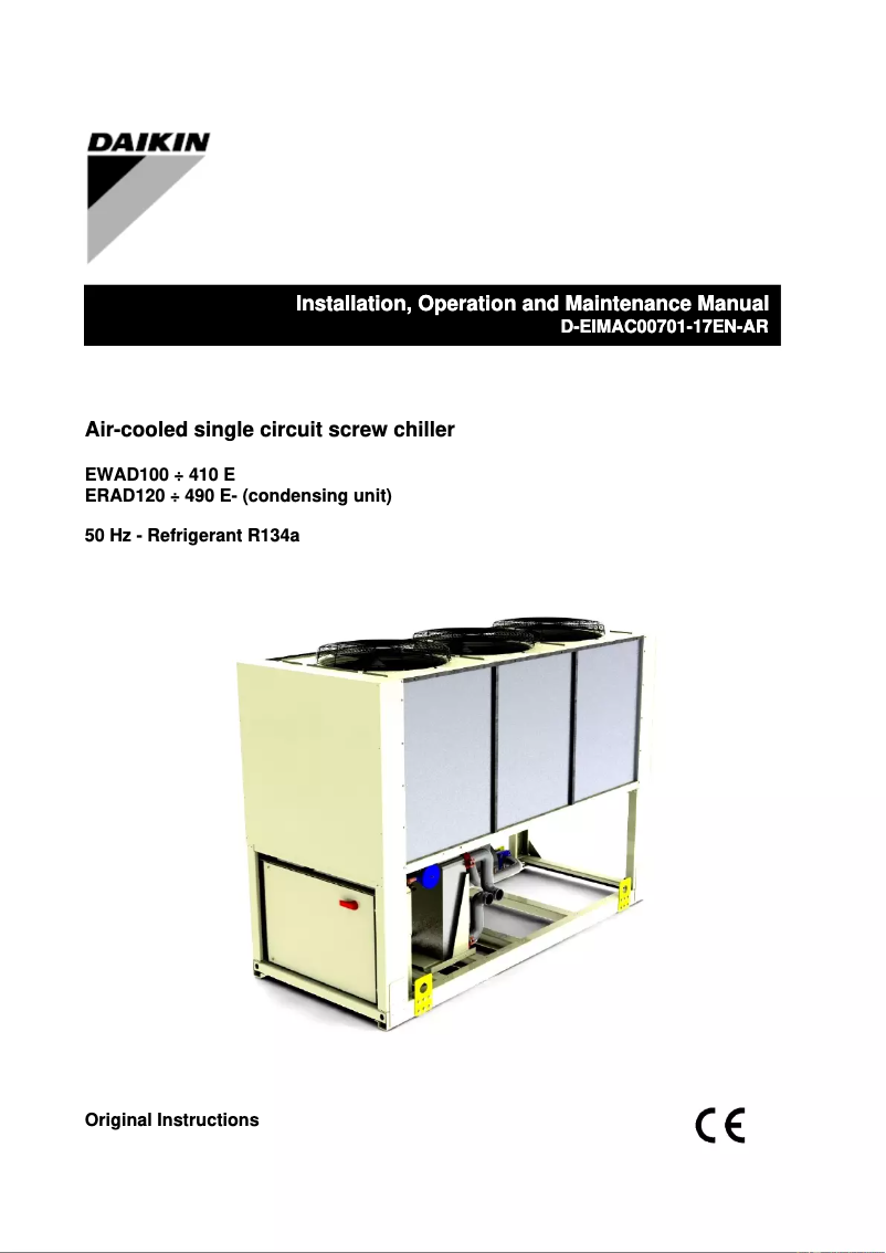 Página 1 del manual Manual de usuario Daikin ERAD210E-SL