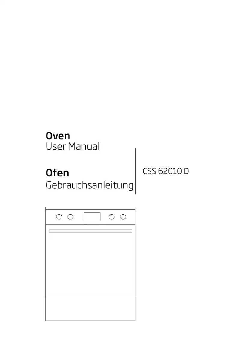 Page 1 de la notice Manuel utilisateur Beko CSS 62010 D