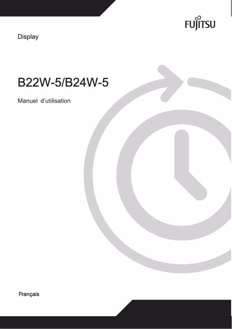 Page 1 de la notice Manuel utilisateur Fujitsu B24W-5 ECO