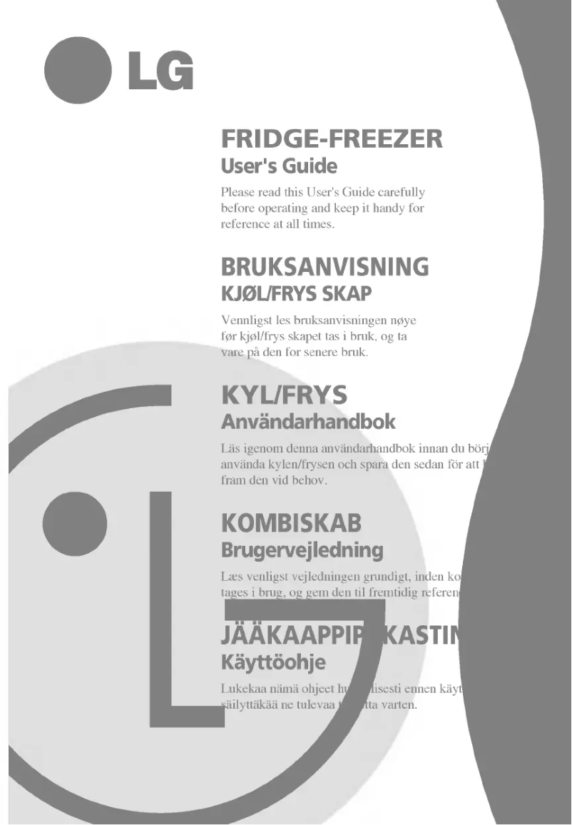 Page 1 de la notice Manuel utilisateur LG GR-429QTJA