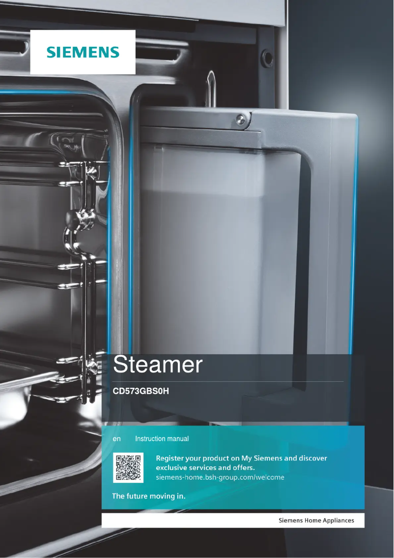 Page n°1 - Manuel utilisateur Siemens CD573GBS0H