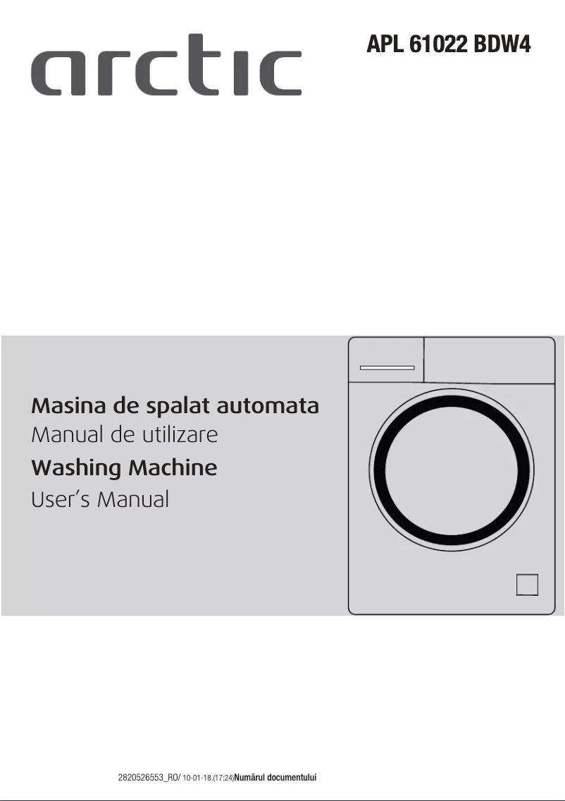 Imagen de la primera página del manual del dispositivo APL61022BDW4