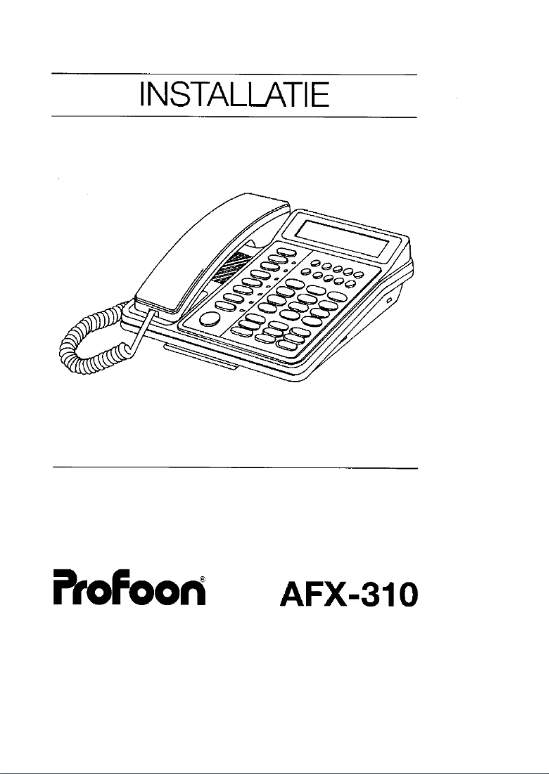 Page n°1 - Manuel utilisateur Profoon AFX-310