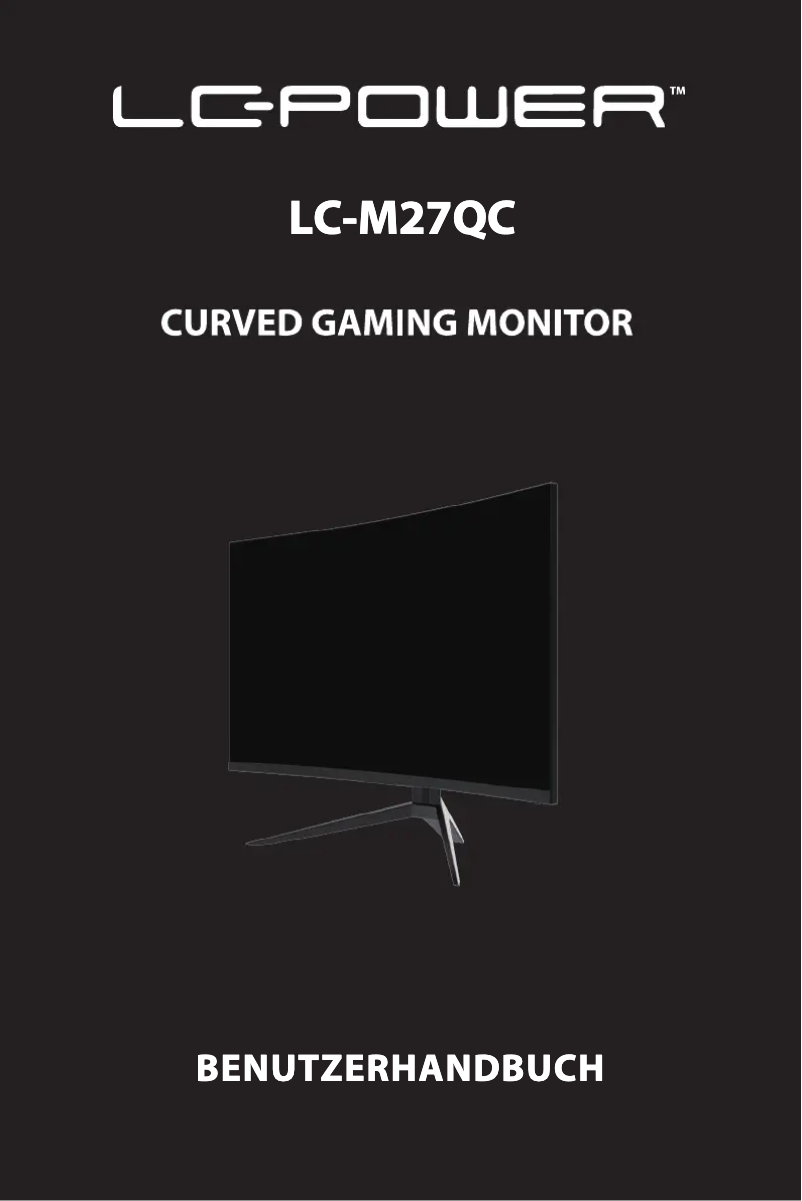 Page 1 de la notice Manuel utilisateur LC-Power LC-M27QC