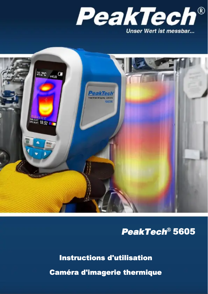 Page n°1 - Manuel utilisateur PeakTech 5605