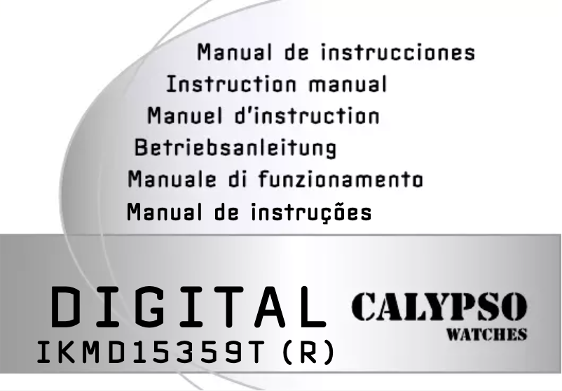 Page 1 de la notice Manuel utilisateur Calypso K5740