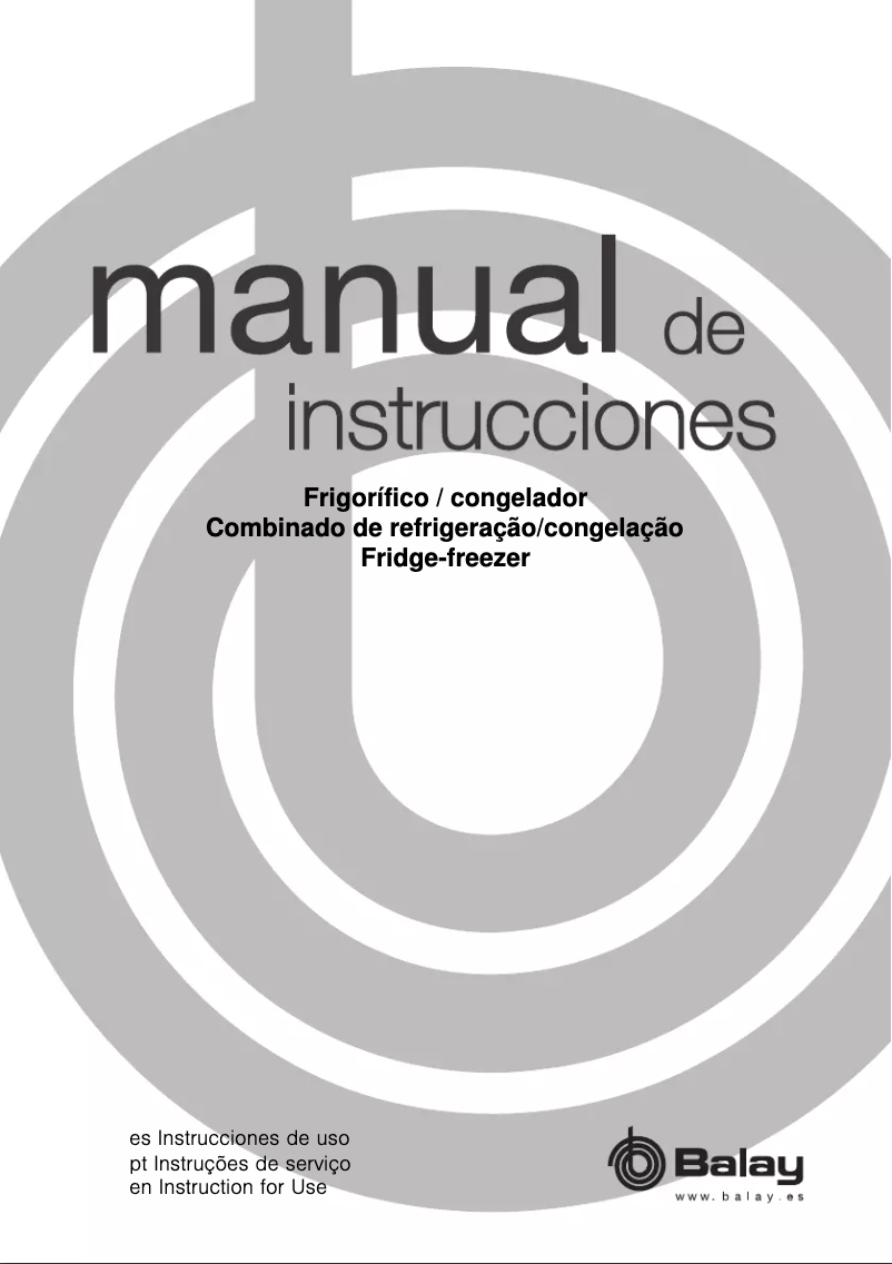 Image de la première page du manuel de l'appareil 3FS2502WI