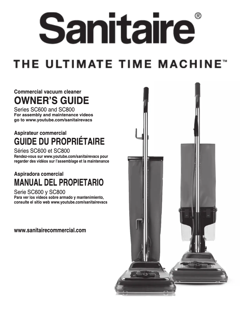 Page n°1 - Manuel utilisateur Sanitaire Tradition SC888N