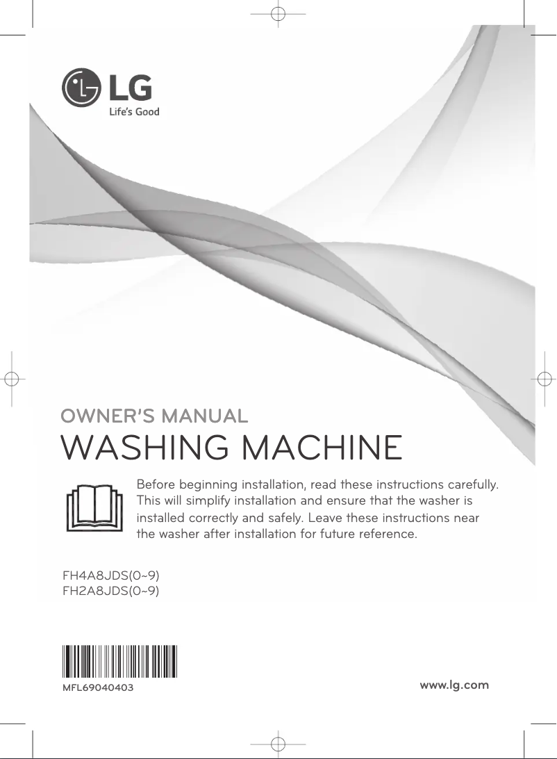 Page n°1 - Manuel utilisateur LG FH4A8JDS8